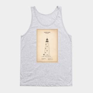 Sandy Hook Lighthouse - New Jersey - SD Tank Top